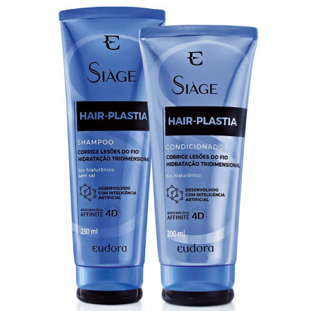 Eudora Siàge Hair Plastia Shampoo + Condicionador (2Itens)